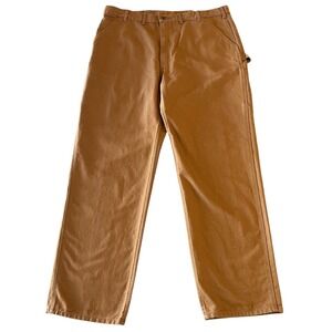 NWT Carhartt Loose‎ Fit Washed Duck Utility Work Pant Mens 44x36 BN0011-M Brown